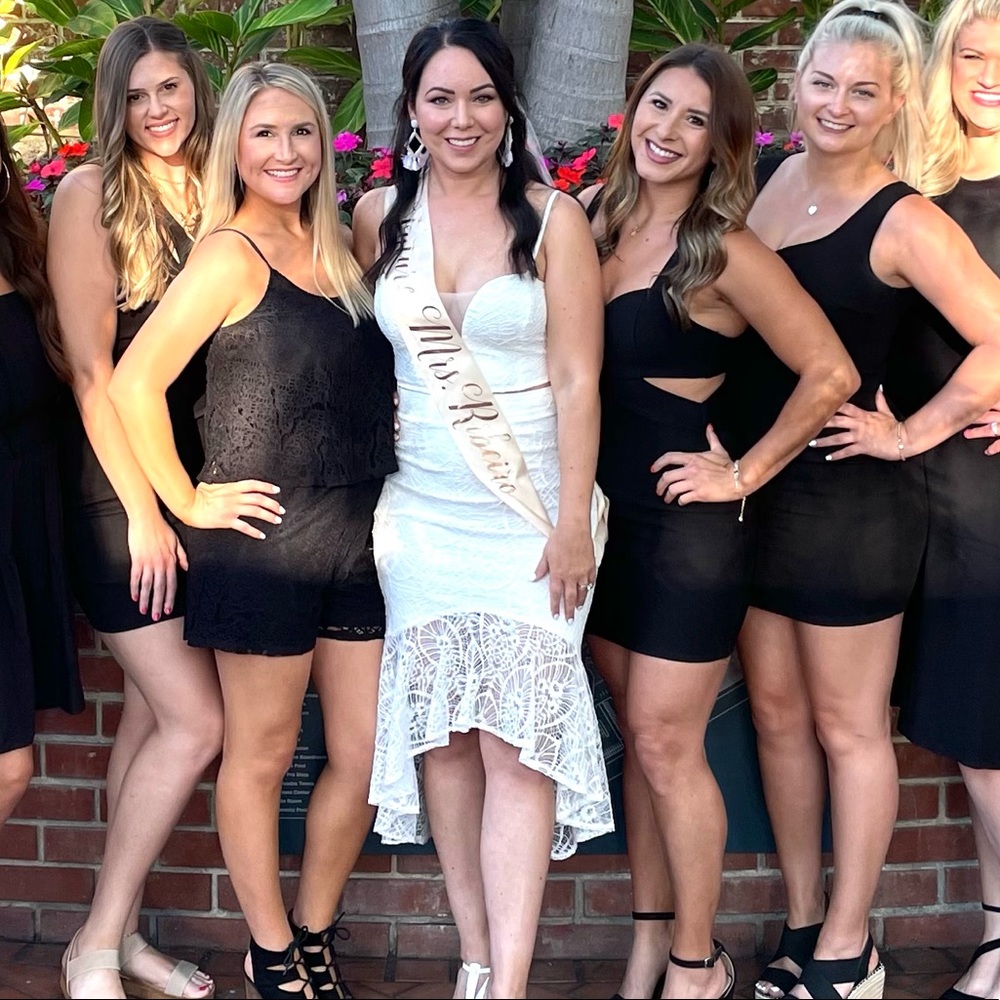 Lulu’s Perfect Plus One White Lace High-low Two-piece Dress - Picture 5 of 9